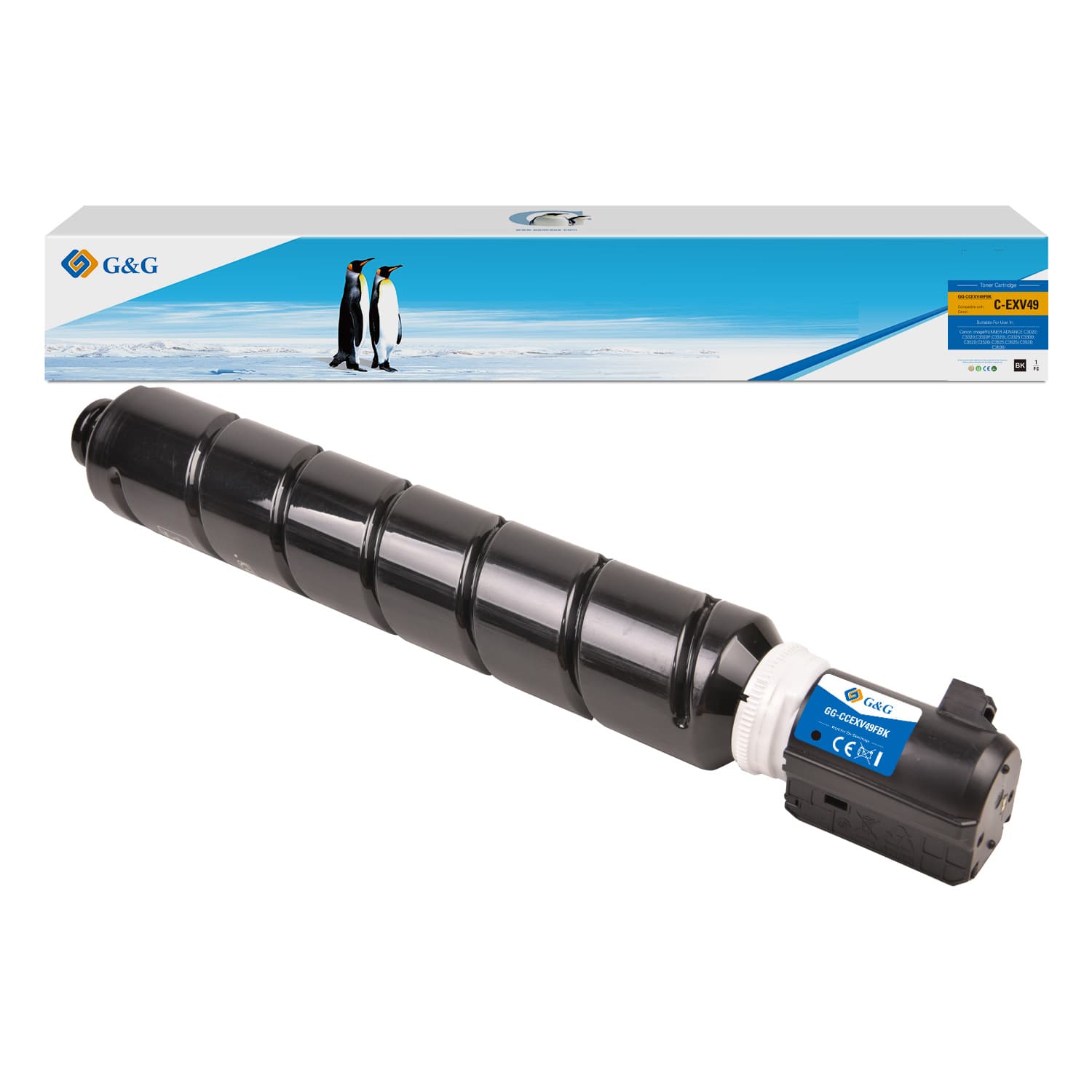 Toner Premium G&G (36K) Canon EXV 49 Black (8524B002, C-EXV49BK, CEXV49BK)