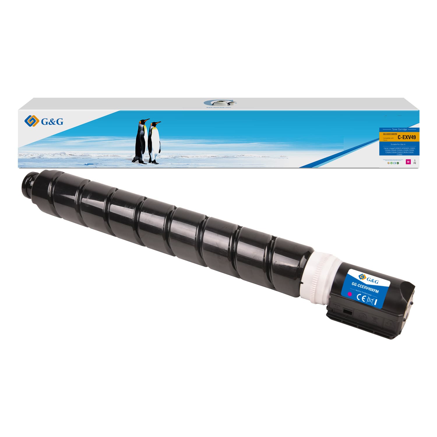 Toner Premium G&G (19K) Canon EXV 49 Magenta (8526B002, C-EXV49M, CEXV49M)
