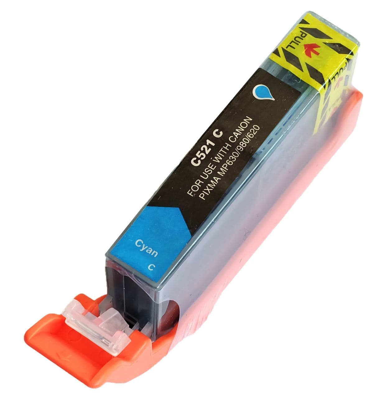 Cartus compatibil Canon CLI-521C Cyan (2934B001, CLI521C)
