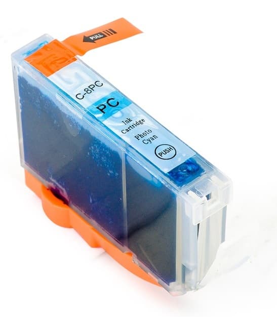 Cartus compatibil Canon CLI-8PC Photo Cyan (0624B001, CLI8PC)