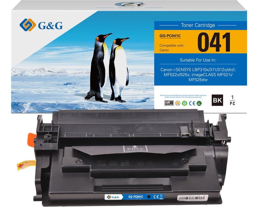 Toner Premium G&G (10K) Canon 041 Black (0452C002, CRG-041, CRG041)