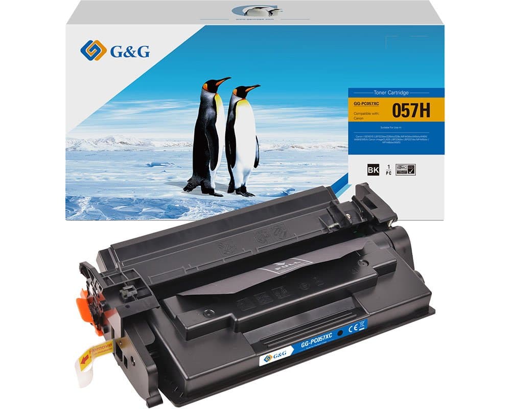 Toner Premium G&G (10K) Canon 057H Black (3010C002, CRG-057H, CRG057H)