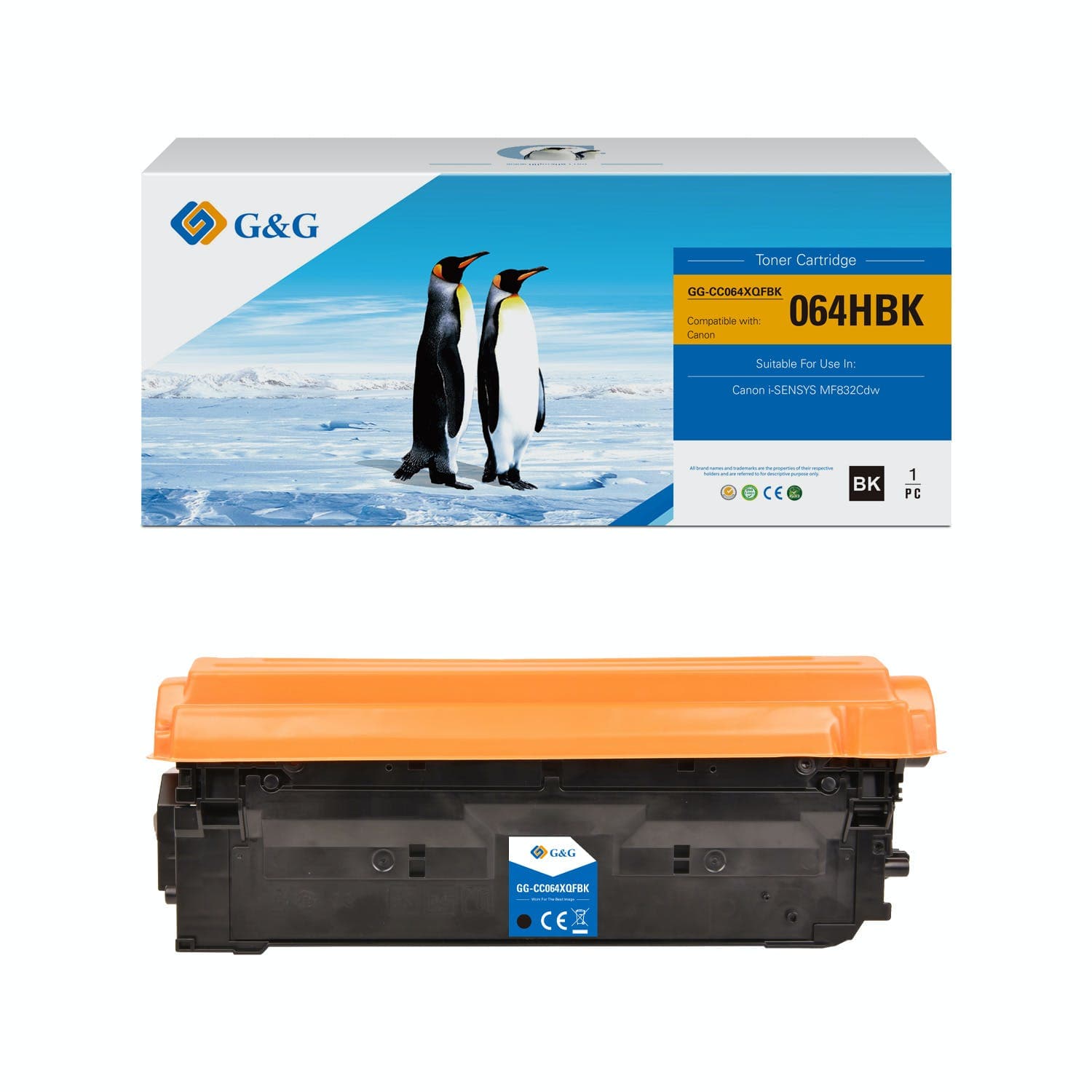 Toner Premium G&G (13.4K) Canon 064H Black (4938C001, CRG-064HBK, CRG064HBK)