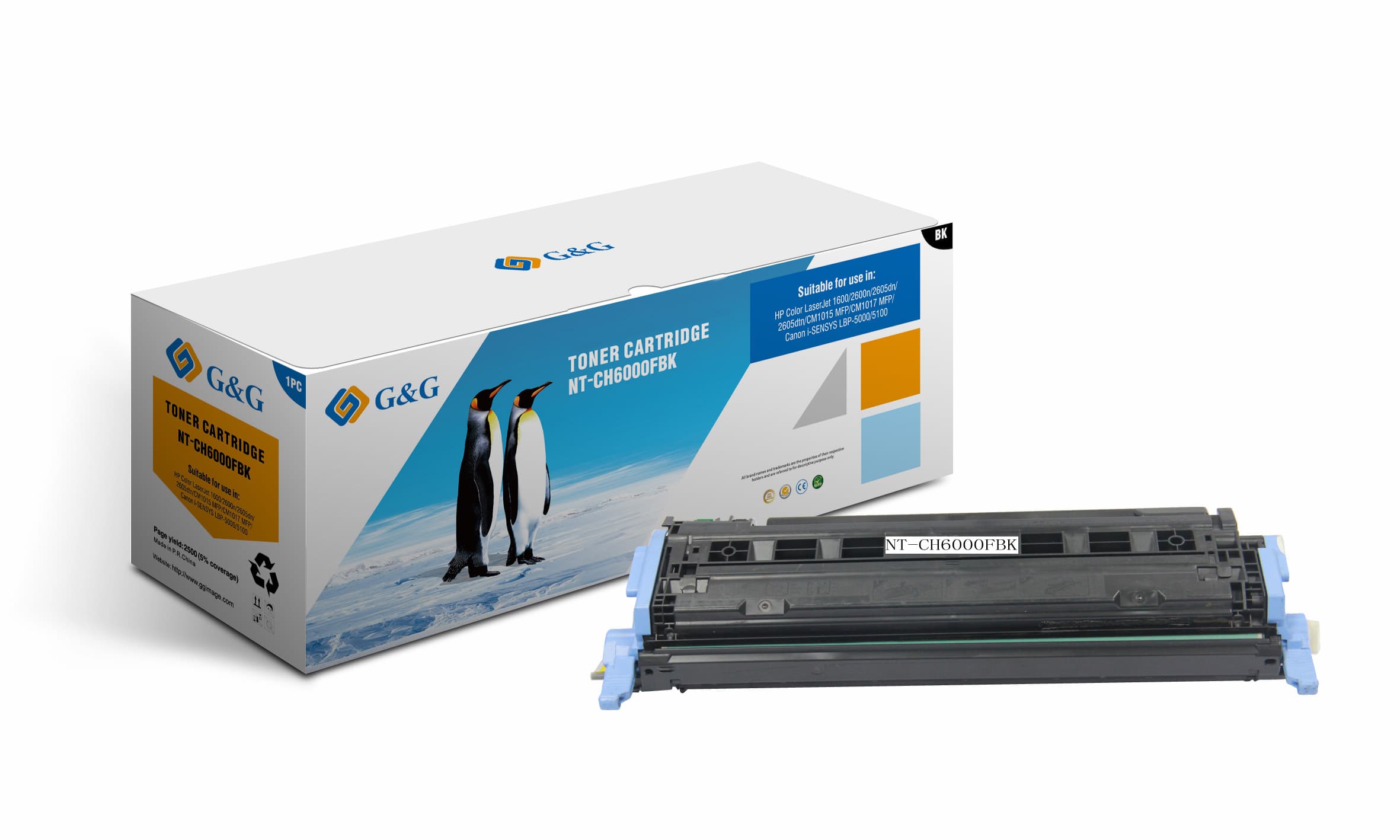 Toner Premium G&G (2.5K) Canon 707 Black (9424A004, CRG-707BK, CRG707BK)