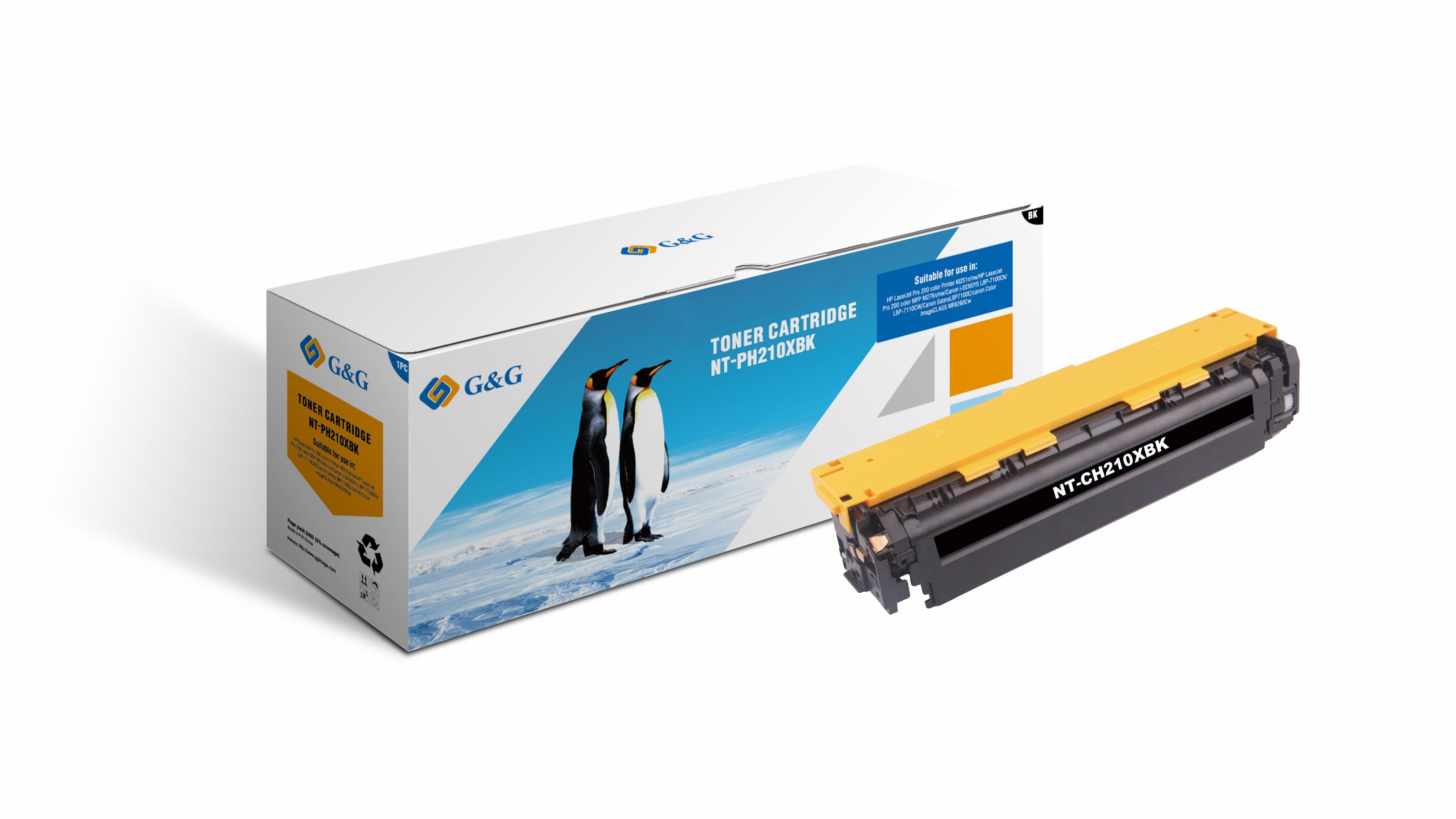 Toner Premium G&G (2.4K) Canon 731H Black (6273B002, CRG-731HBK, CRG731H BK)