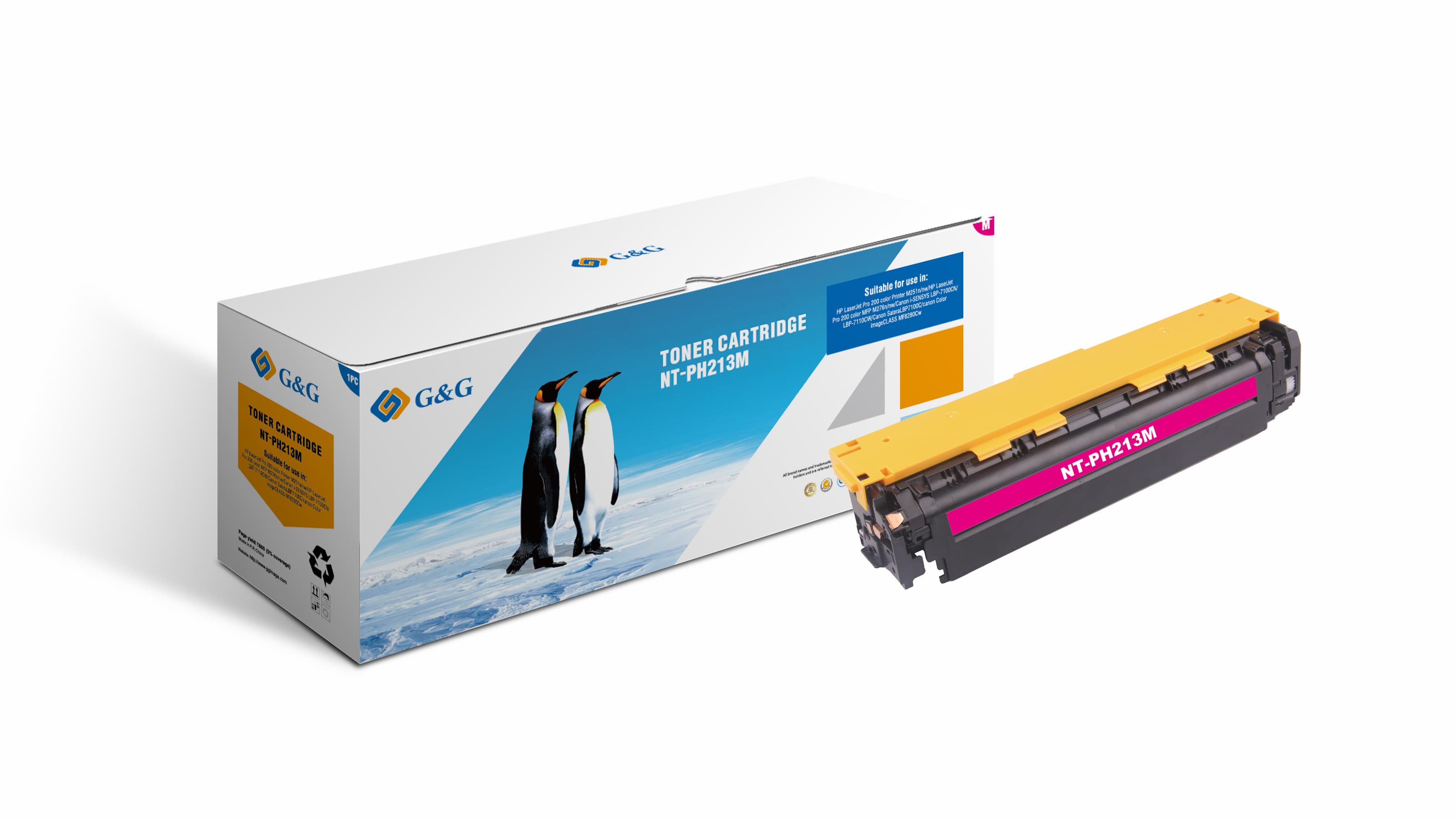 Toner Premium G&G (1.8K) Canon 731 Magenta (6270B002, CRG-731M, CRG731 M)