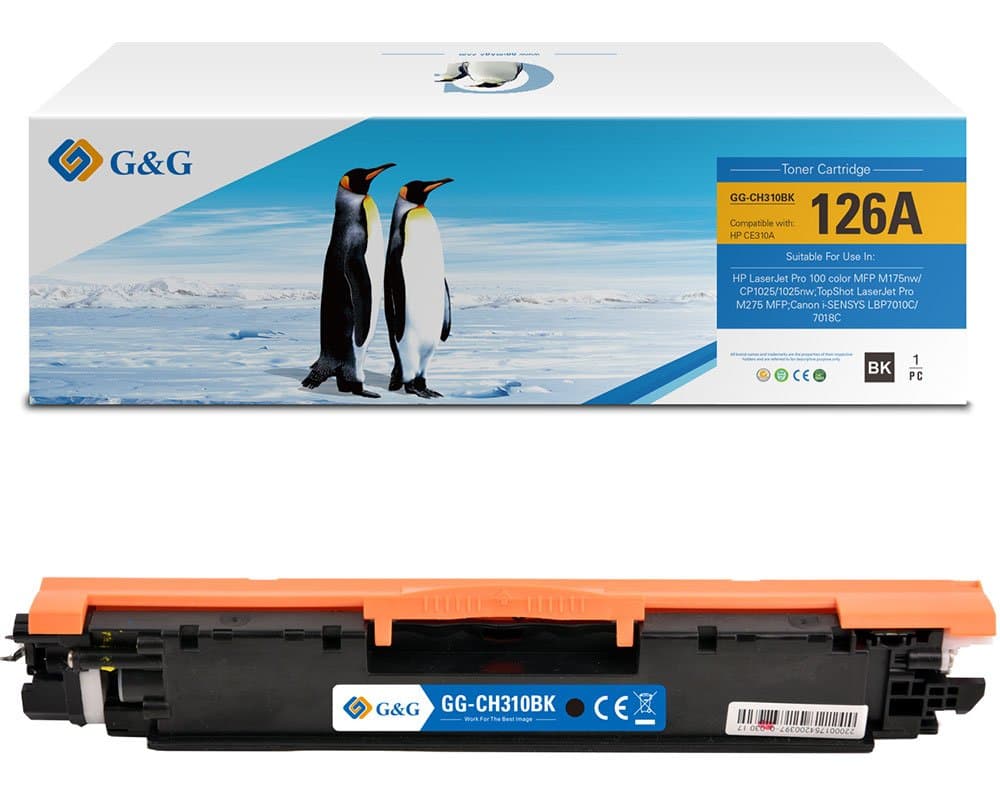 Toner Premium G&G (1.3K) Canon 729 Black (4370B002, CRG-729BK, CRG729 BK)