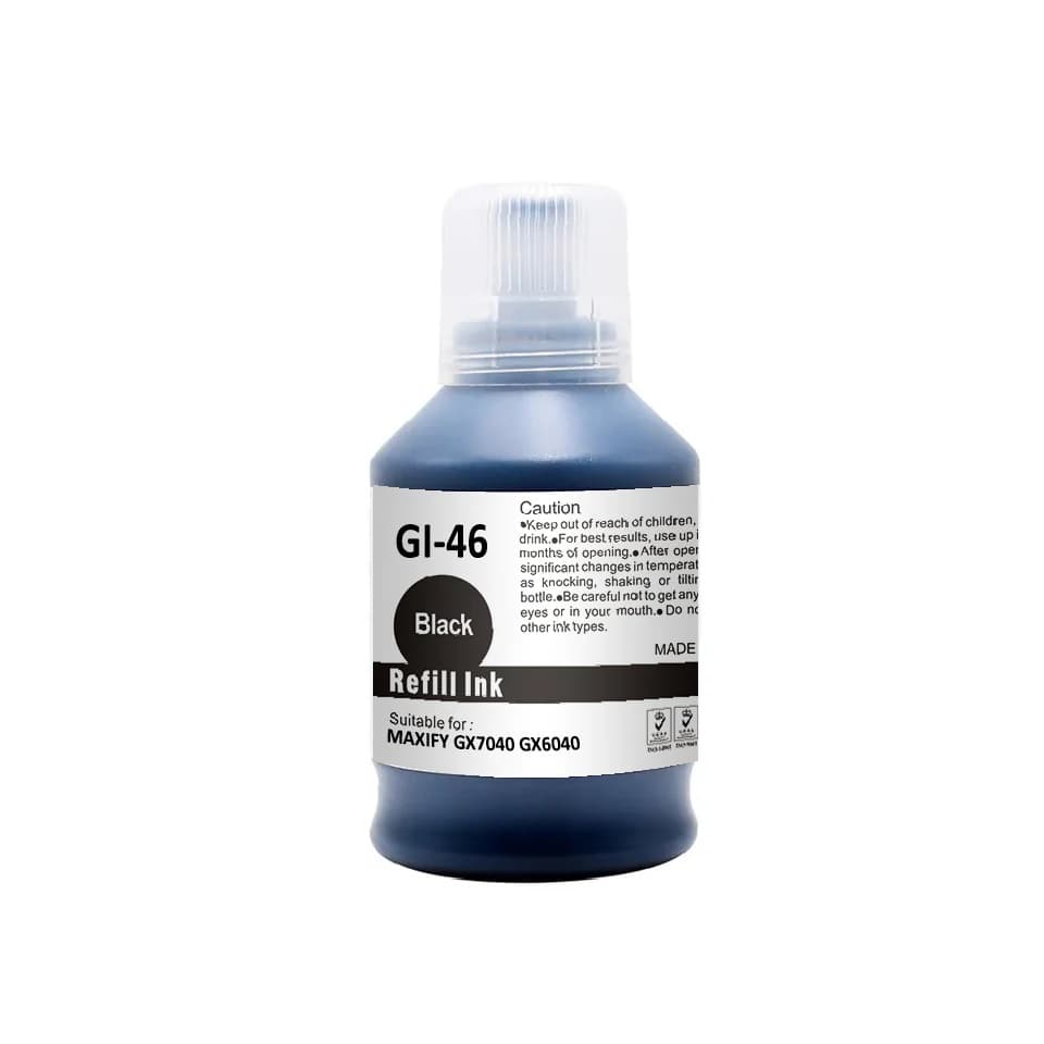 Flacon cerneala compatibila pigment Canon GI-46PG Black (4411C001, GI46PGBK)