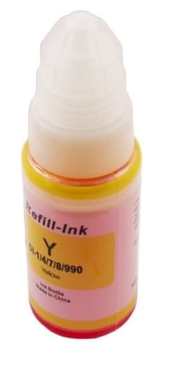 Flacon cerneala compatibila Canon GI-490Y Yellow (0666C001, GI490Y)