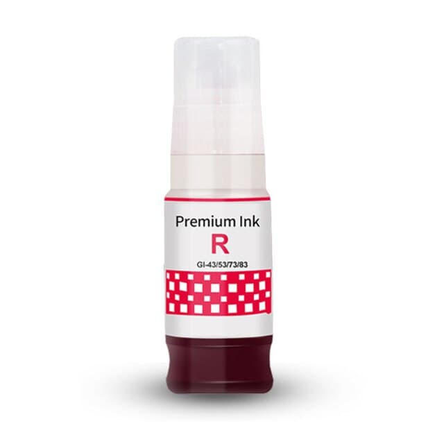 Flacon cerneala compatibila Canon 43R Red (4716C001, GI43R)