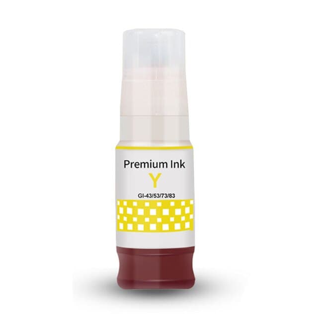 Flacon cerneala compatibila Canon 43Y Yellow (4689C001, GI43Y)