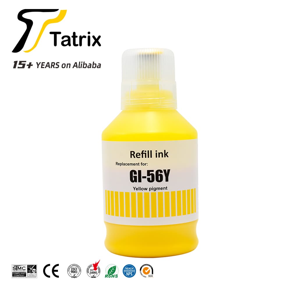 Flacon cerneala compatibila pigment Canon 56Y Yellow (4432C001, GI56Y)