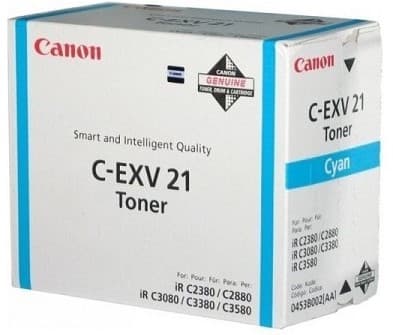 Cartus de toner (14K) Canon EXV 21 Cyan (0453B002, C-EXV21C, CEXV21C)