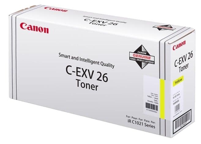 Cartus de toner (6K) Canon EXV 26 Yellow (1657B006, C-EXV26Y, CEXV26Y)