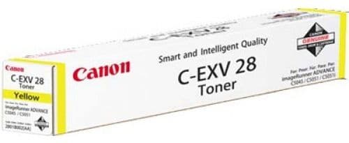 Cartus de toner (38K) Canon EXV 28 Yellow (2801B002, C-EXV28Y, CEXV28Y)