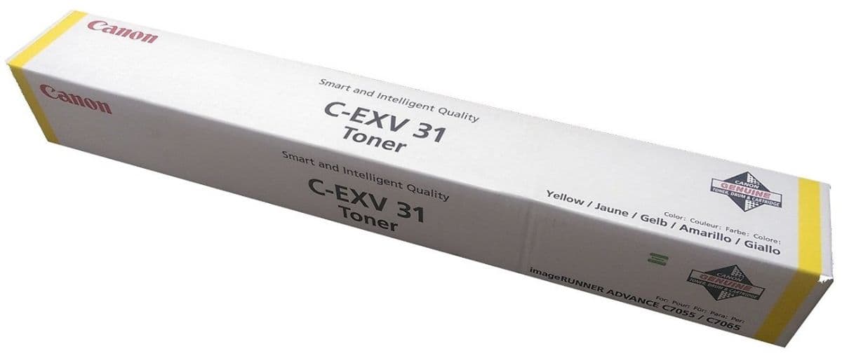 Cartus de toner (52K) Canon EXV 31 Yellow (2804B002, C-EXV31Y, CEXV31Y)