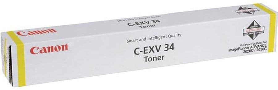 Cartus de toner (19K) Canon EXV 34 Yellow (3785B002, C-EXV34Y, CEXV34Y)