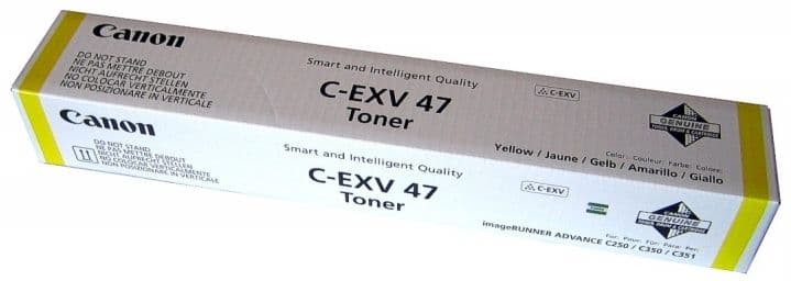 Cartus de toner (21.5K) Canon EXV 47 Yellow (8519B002, C-EXV47Y, CEXV47Y)