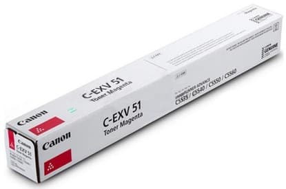 Cartus de toner (60K) Canon EXV 51 Magenta (0483C002, C-EXV51M, CEXV51M)
