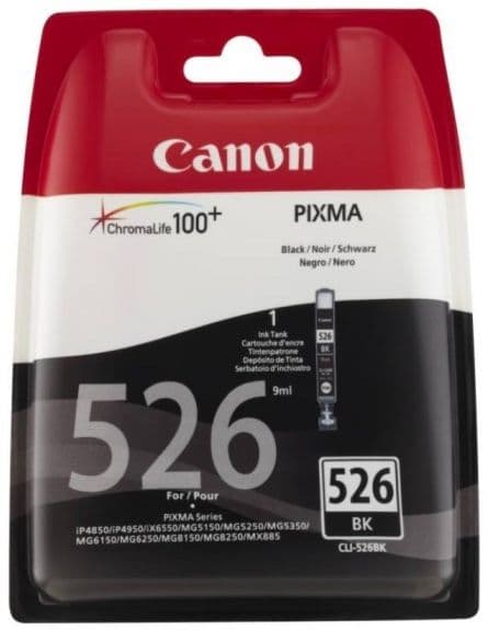 Cartus de cerneala Canon CLI-526BK Black (4540B001, CLI526BK)