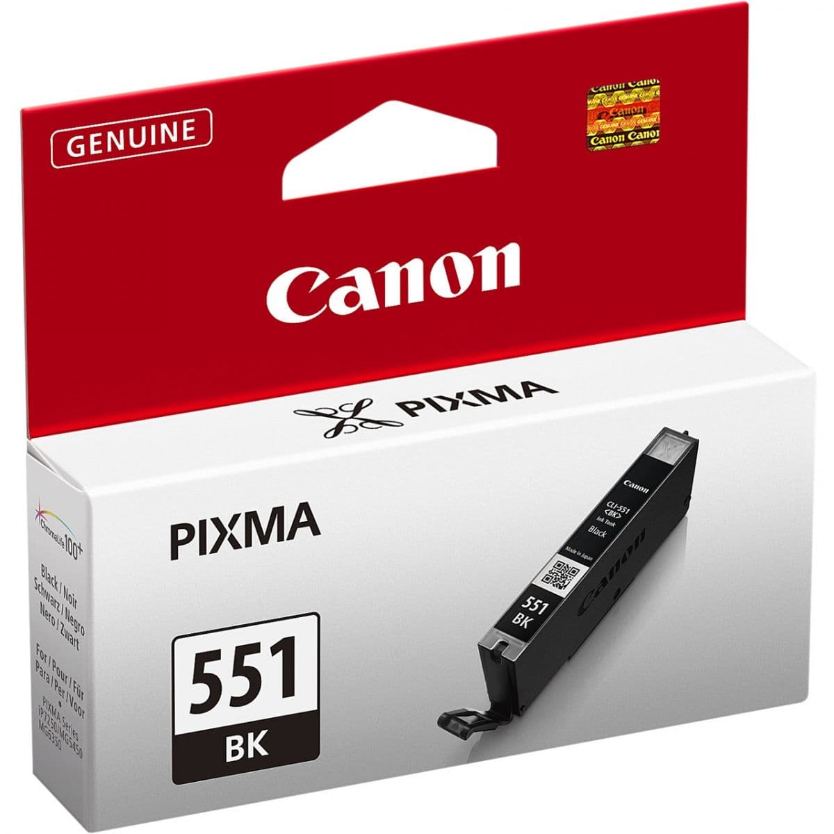Cartus de cerneala Canon CLI-551BK Black (6508B001, CLI551BK)
