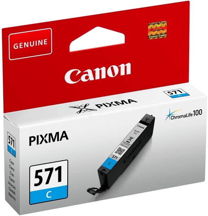 Cartus de cerneala Canon CLI-571C Cyan (0386C001, CLI571C)