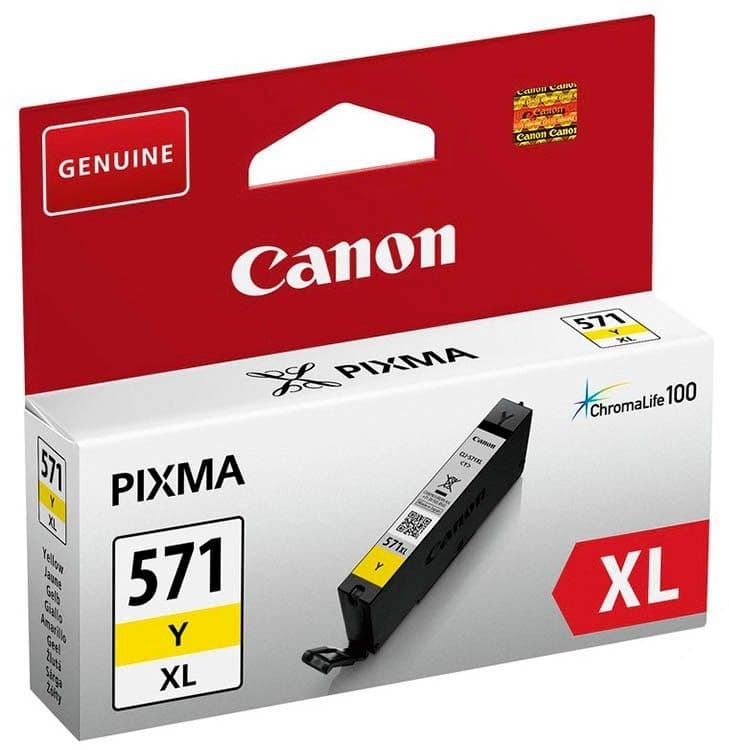 Cartus de cerneala Canon CLI-571Y XL Yellow (0334C001, CLI571YXL)