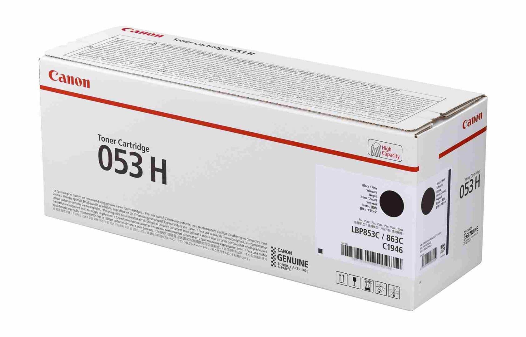 Cartus de toner (33K) Canon 053H Black (2197C001AA, CRG-053HBK, CRG053HBK)