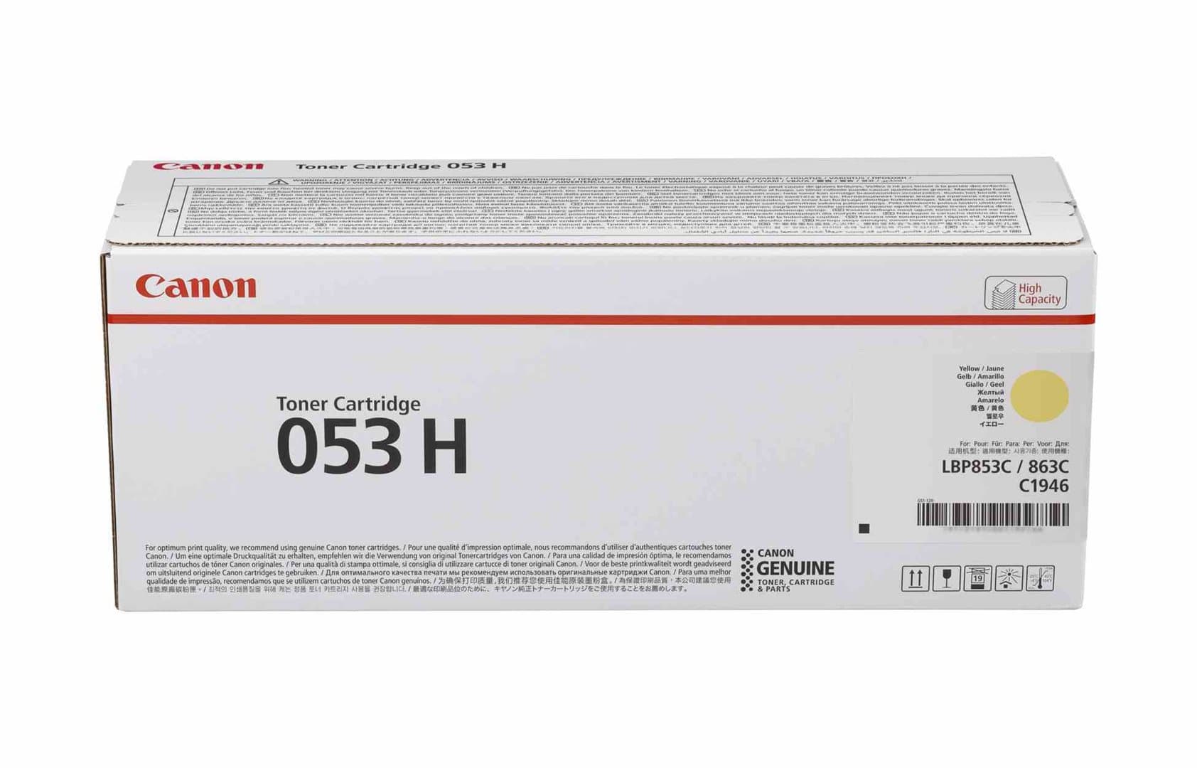 Cartus de toner (32K) Canon 053H Yellow (2191C001AA, CRG-053HY, CRG053HY)