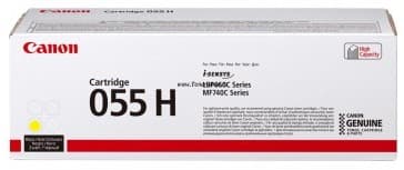Cartus de toner (5.9K) Canon 055H Yellow (3017C002, CRG-055HY, CRG055HY)