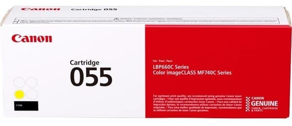 Cartus de toner (2.1K) Canon 055 Yellow (3013C002, CRG-055Y, CRG055Y)