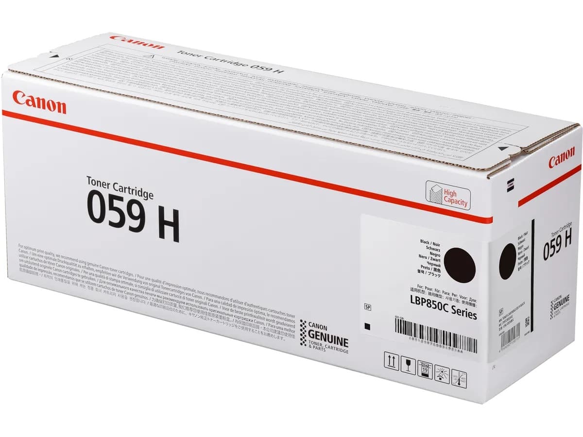 Cartus de toner (15.5K) Canon 059H Black (3627C001AA, CRG-059HBK, CRG059HBK)