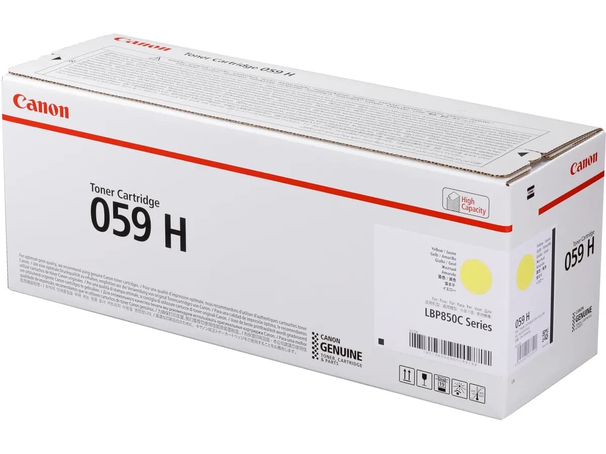 Cartus de toner (13.5K) Canon 059H Yellow (3624C001AA, CRG-059HY, CRG059HY)