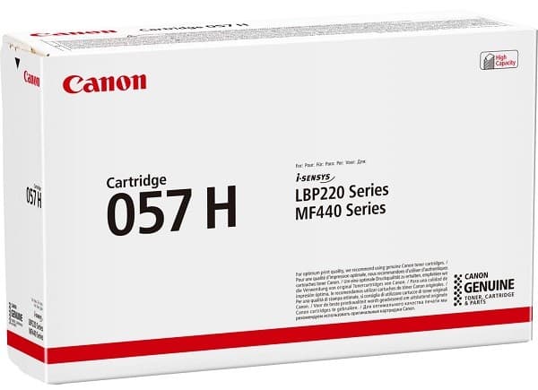 Cartus de toner (10K) Canon 057H Black (3010C002, CRG-057H, CRG057H)