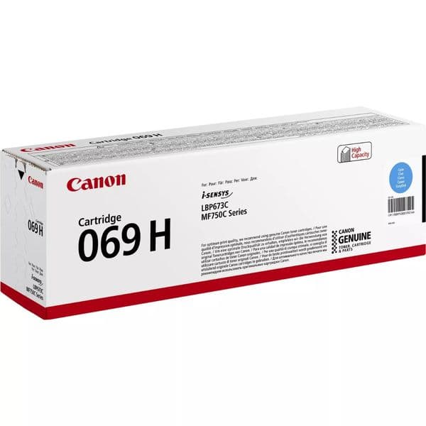 Cartus de toner (5.5K) Canon 069H Cyan (5097C002, CRG-069HC, CRG069HC)