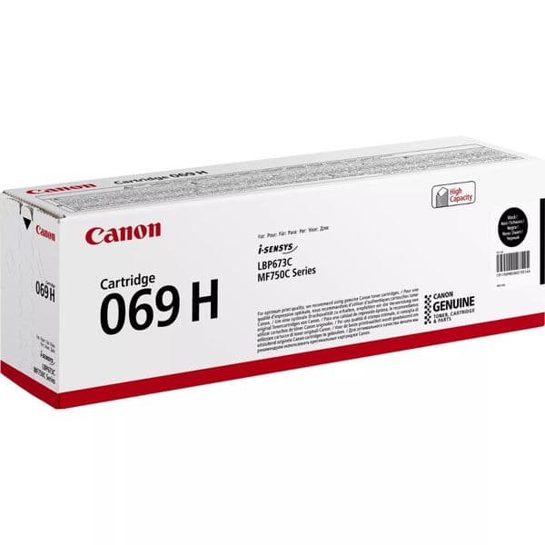 Cartus de toner (7.6K) Canon 069H Black (5098C002, CRG-069HBK, CRG069HBK)
