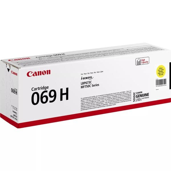 Cartus de toner (5.5K) Canon 069H Yellow (5095C002, CRG-069HY, CRG069HY)