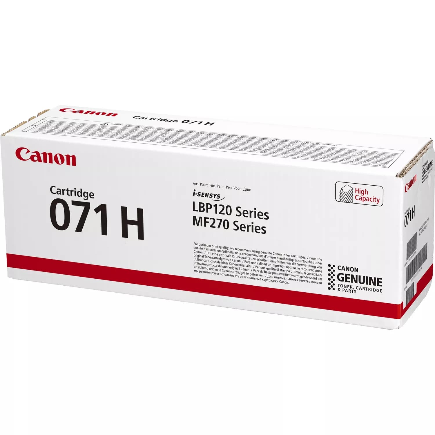 Cartus de toner (2.5K) Canon 071H Black (5646C002AA, CRG-071H, CRG071H)