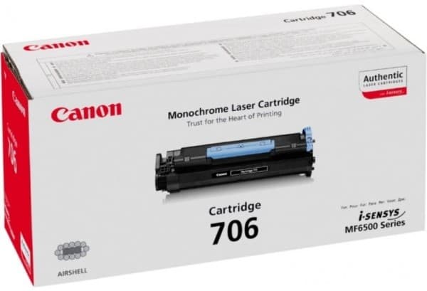 Cartus de toner (5K) Canon 706 Black (0264B002, CRG-706, CRG706)