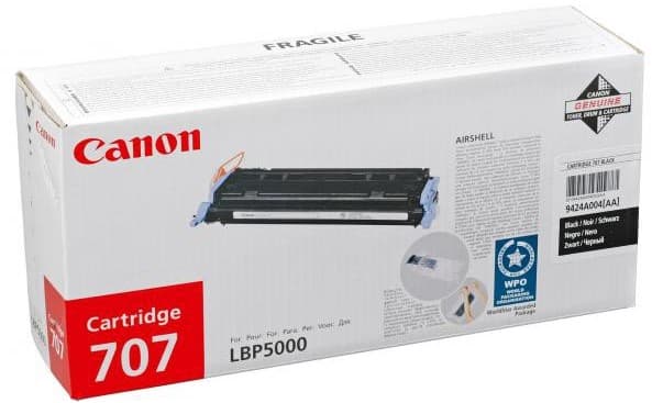Cartus de toner Canon 707 Black (9424A004, CRG-707BK, CRG707BK)
