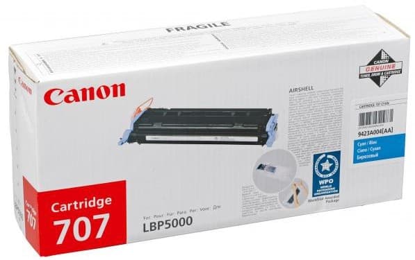 Cartus de toner (2K) Canon 707 Cyan (9423A004, CRG-707C, CRG707C)