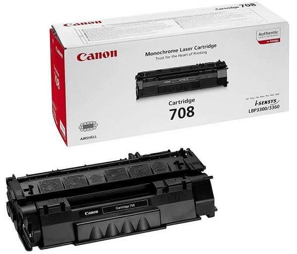 Cartus de toner (2.5K) Canon 708 Black (0266B002, CRG-708, CRG708)