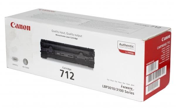 Cartus de toner (1.5K) Canon 712 Black (1870B002, CRG-712, CRG712)