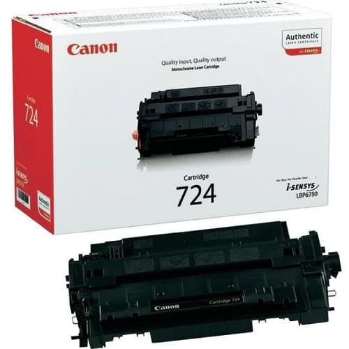 Cartus de toner (6K) Canon 724 Black (3481B002, CRG-724, CRG724)