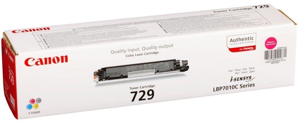 Cartus de toner (1K) Canon 729 Magenta (4368B002, CRG-729M, CRG729 M)