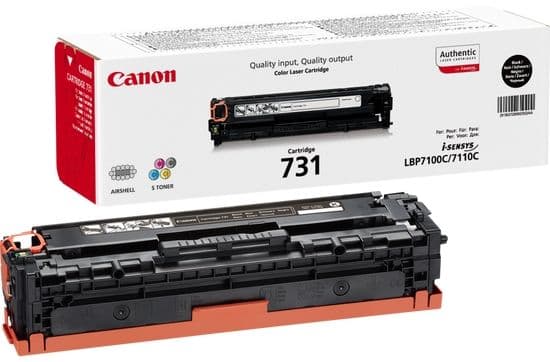Cartus de toner Canon 731 Black (6272B002, CRG-731BK, CRG731 BK)