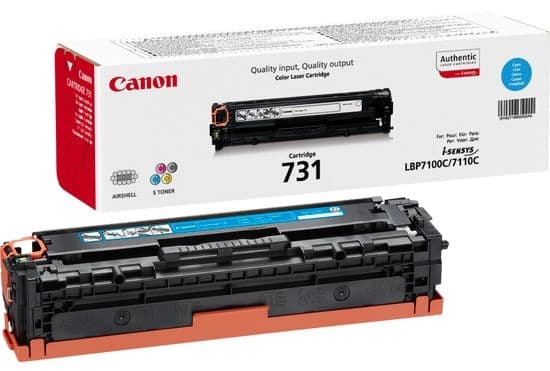 Cartus de toner (1.5K) Canon 731 Cyan (6271B002, CRG-731C, CRG731 C)