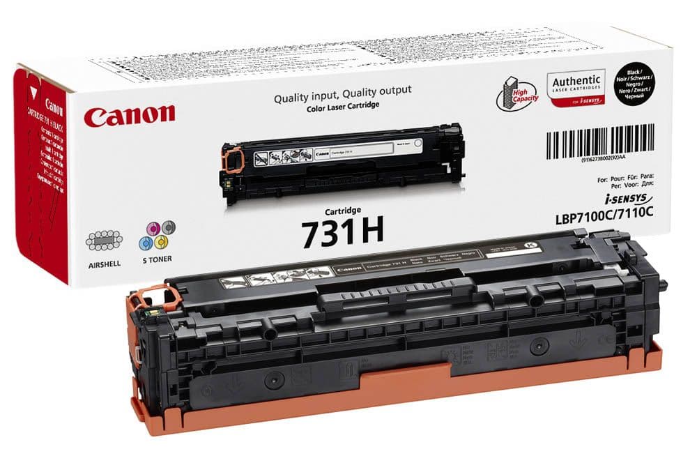Cartus de toner Canon 731H Black (6273B002, CRG-731HBK, CRG731H BK)