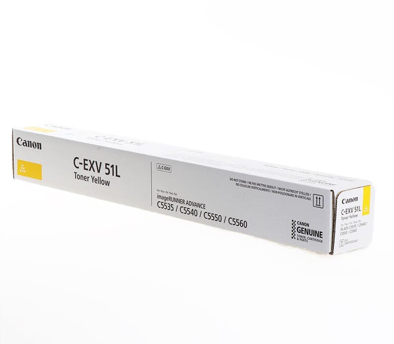 Cartus de toner (26K) Canon EXV 51L Yellow (0487C002, C-EXV51LY, CEXV51LY)