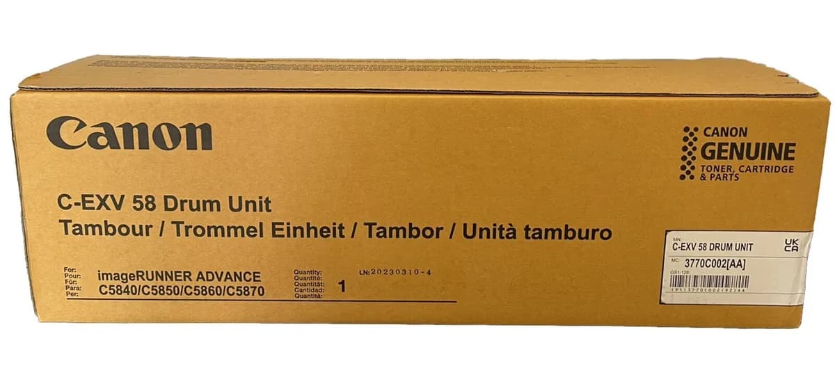 Unitate de cilindru (482K) Canon EXV 58 Drum unit (3770C002AA, C-EXV58 DU, CEXV58DU)